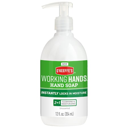 Okeeffes Working Hands Unscented Scent Hand Soap 12 oz 109341